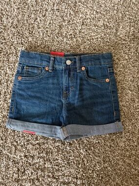 Levi’s Youth Denim Cuffed Shorts